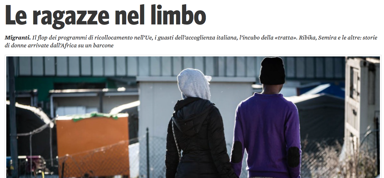 Il manifesto- Le ragazze nel limbo
