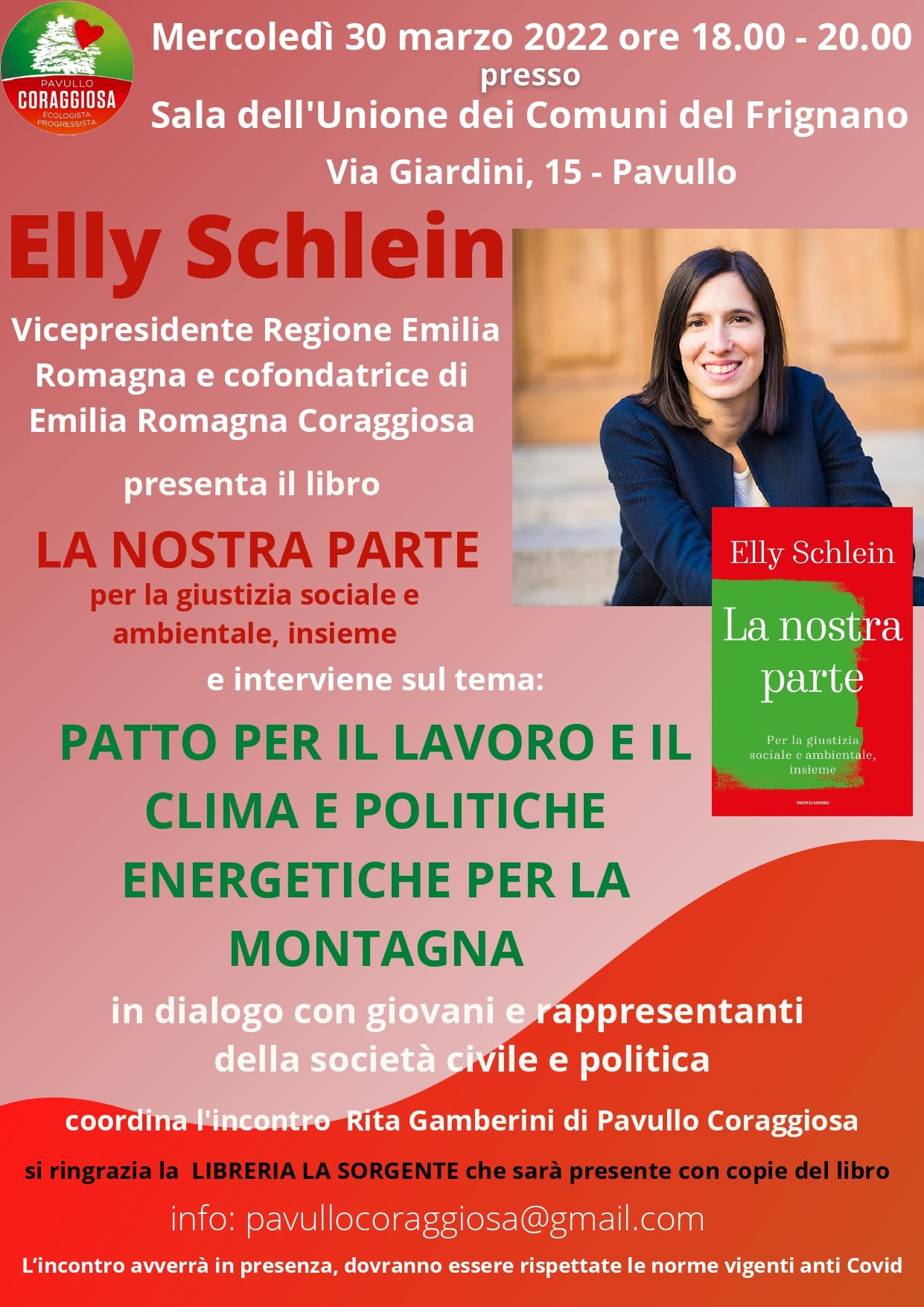 Presentazione "La nostra parte" a Pavullo