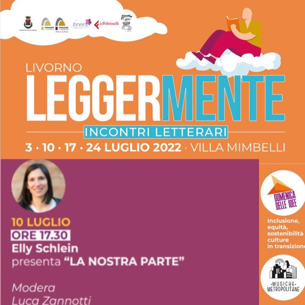 Elly Schlein presenta "La Nostra Parte" a Livorno Leggermente