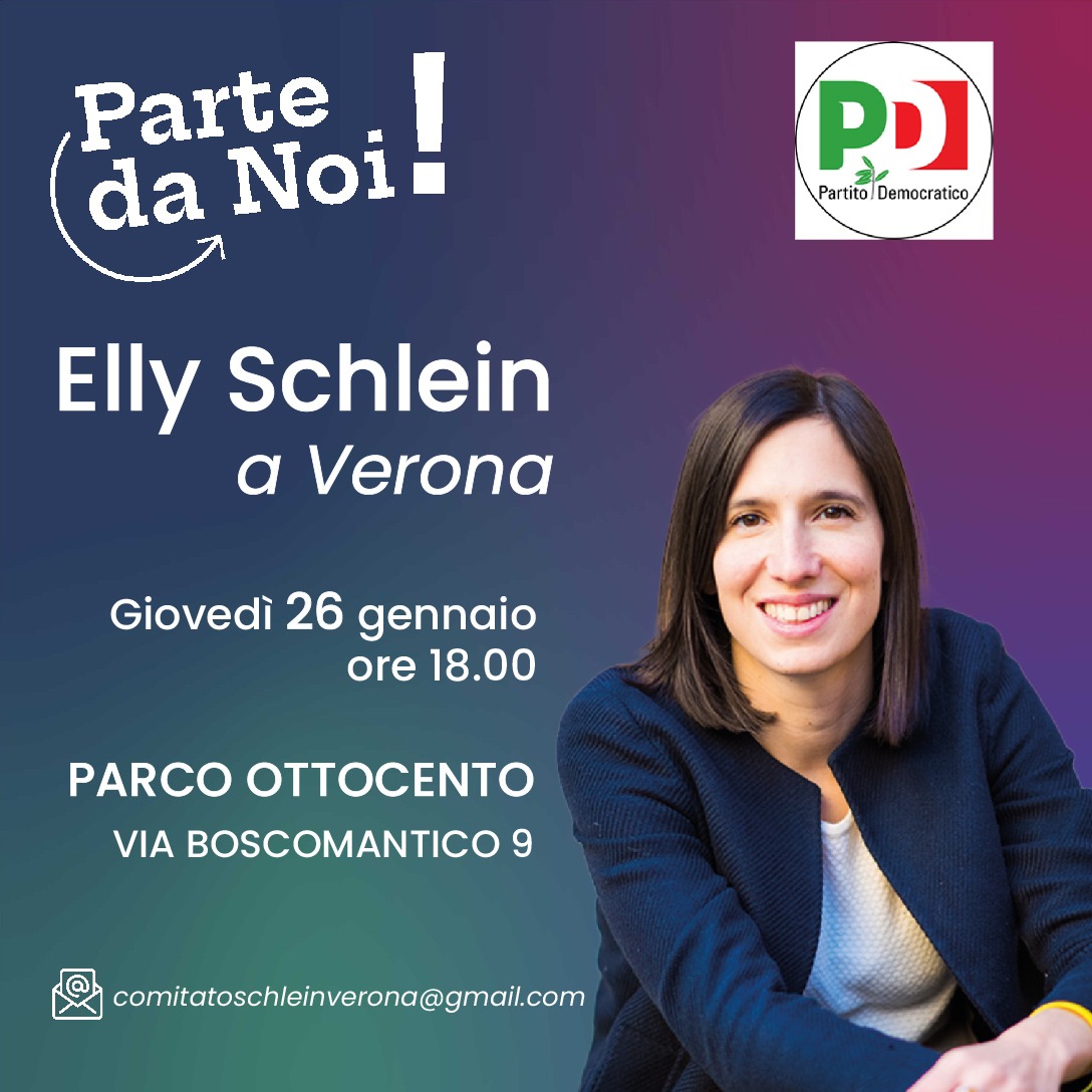 Elly Schlein a Verona