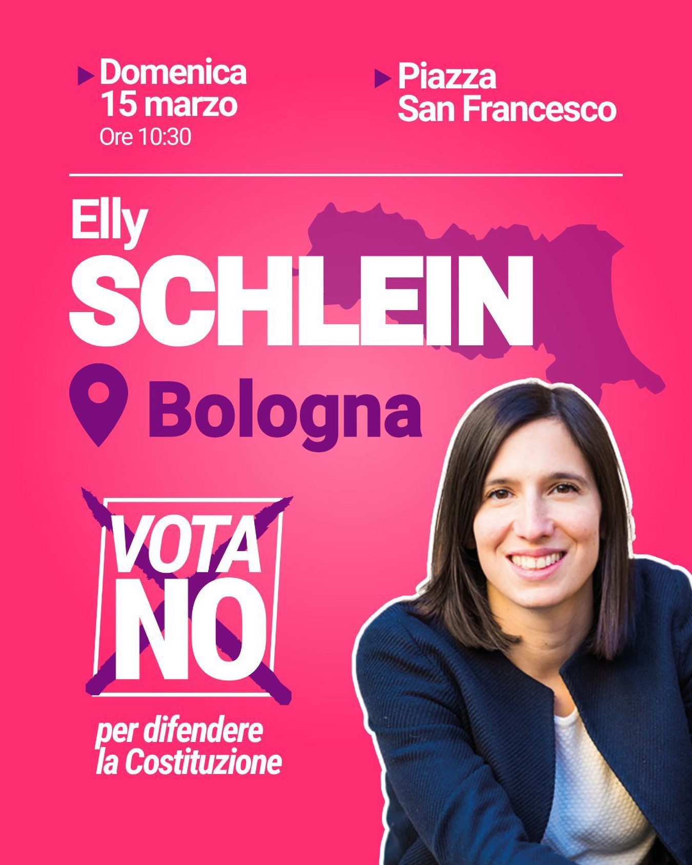 Elly Schlein a Bologna