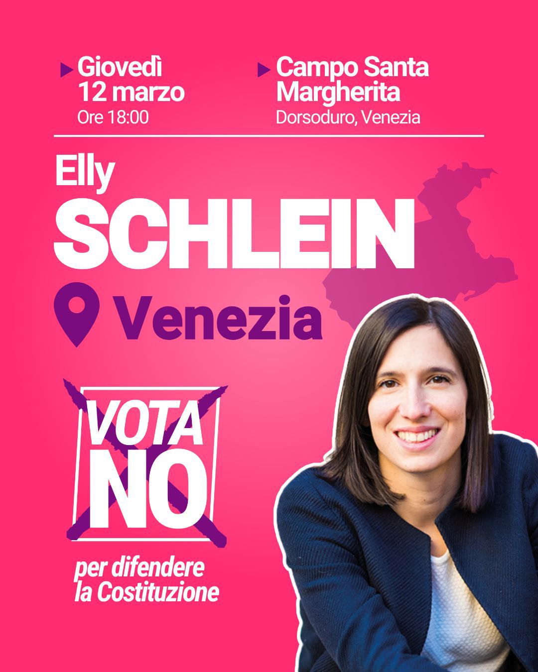 Elly Schlein a Venezia