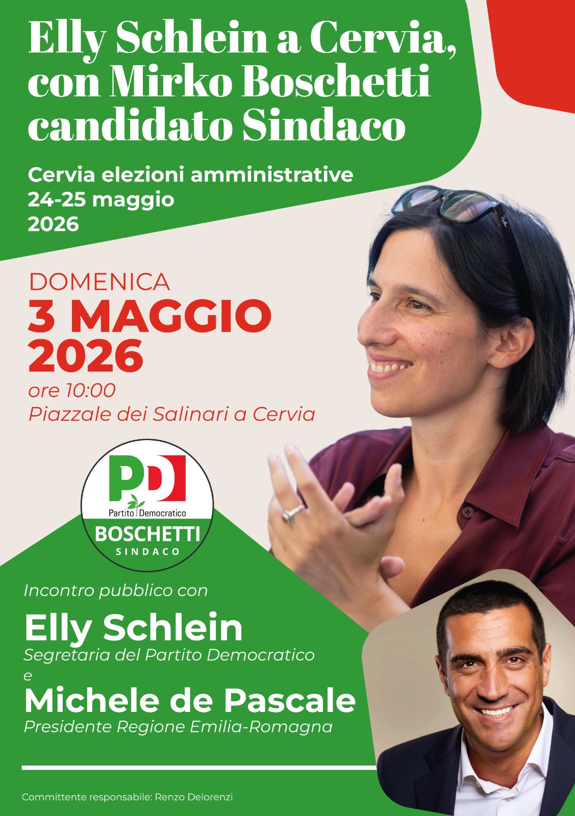 Elly Schlein a Cervia