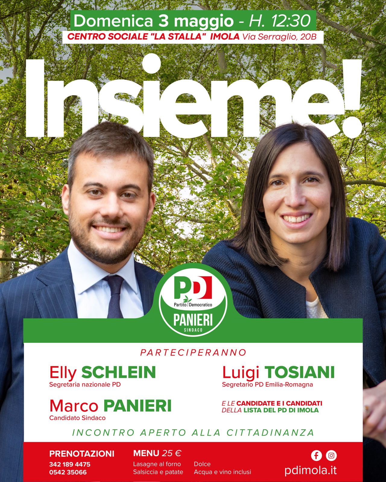 Elly Schlein a Imola
