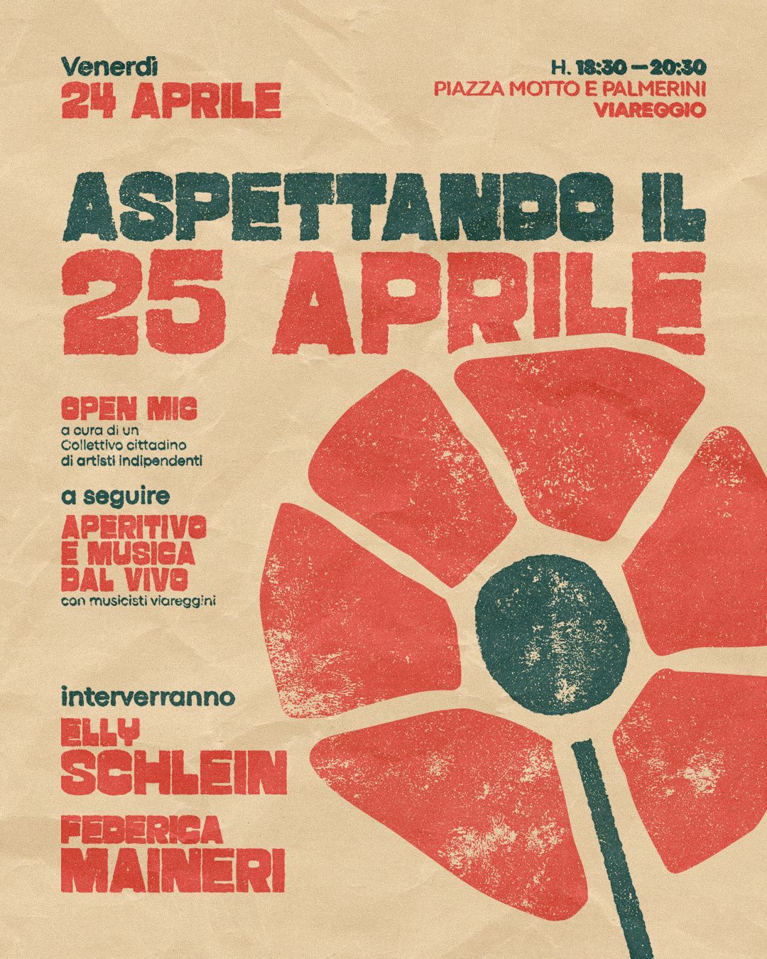 Elly Schlein a Viareggio - Aspettando il 25 Aprile