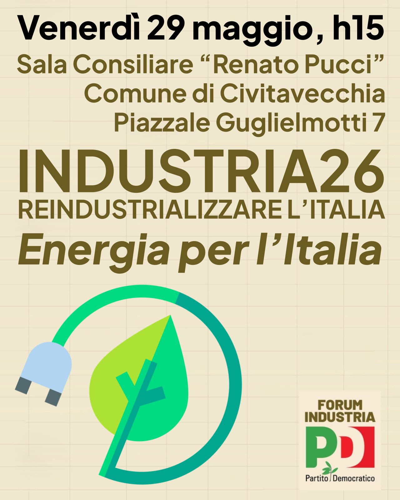 Elly Schlein a Civitavecchia - Energia per l'Italia