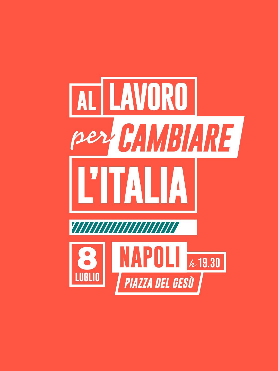 Elly Schlein a Napoli